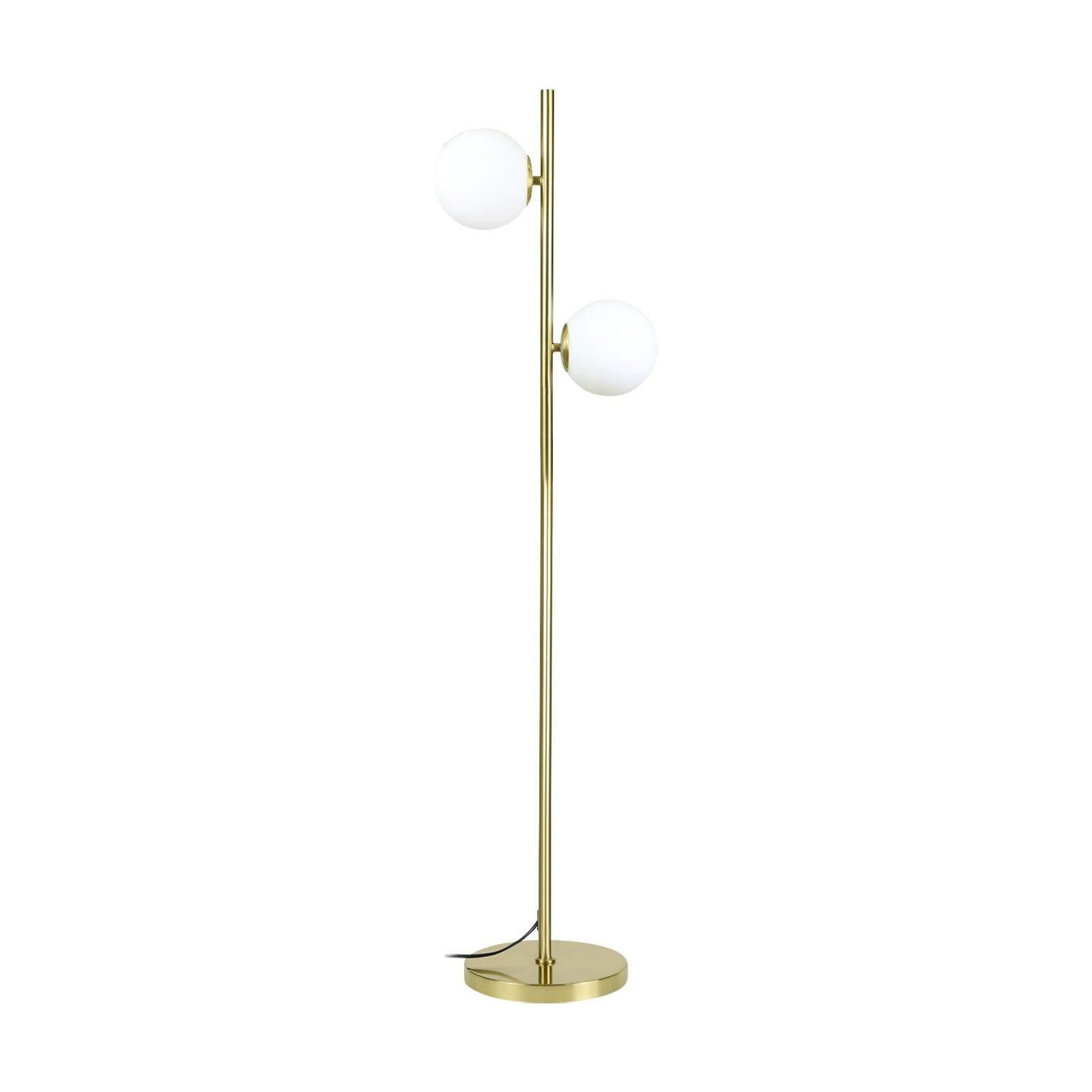 STEHLEUCHTE Essen 22/15/166 cm - Goldfarben, Metall (25/20/150cm) - Nettlife