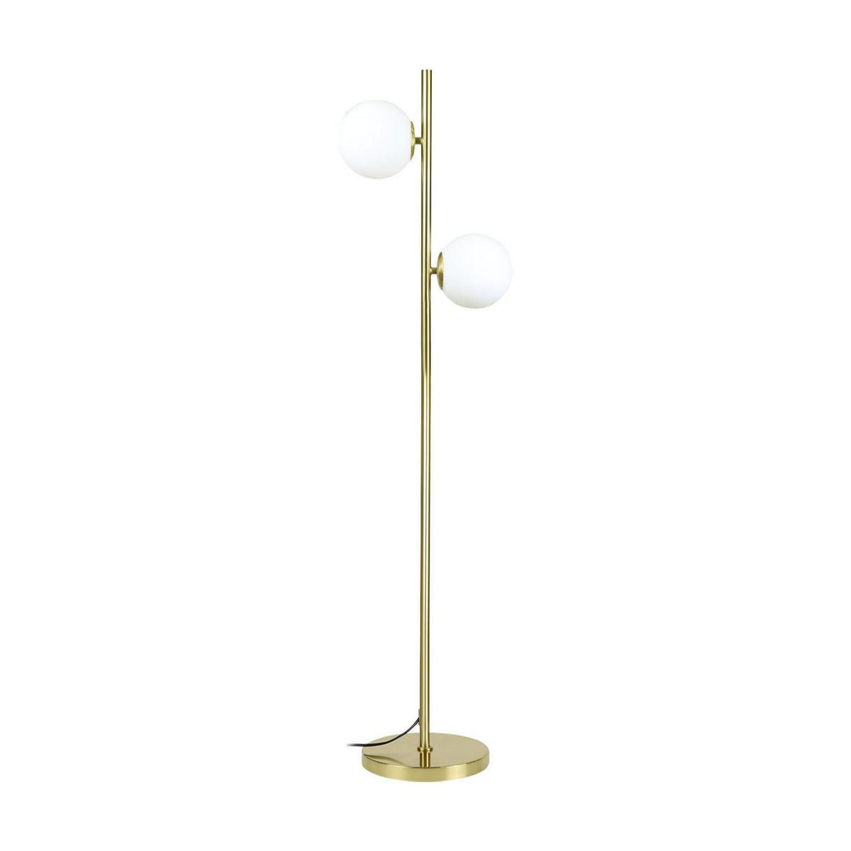 STEHLEUCHTE Essen 22/15/166 cm - Goldfarben, Metall (25/20/150cm) - Nettlife