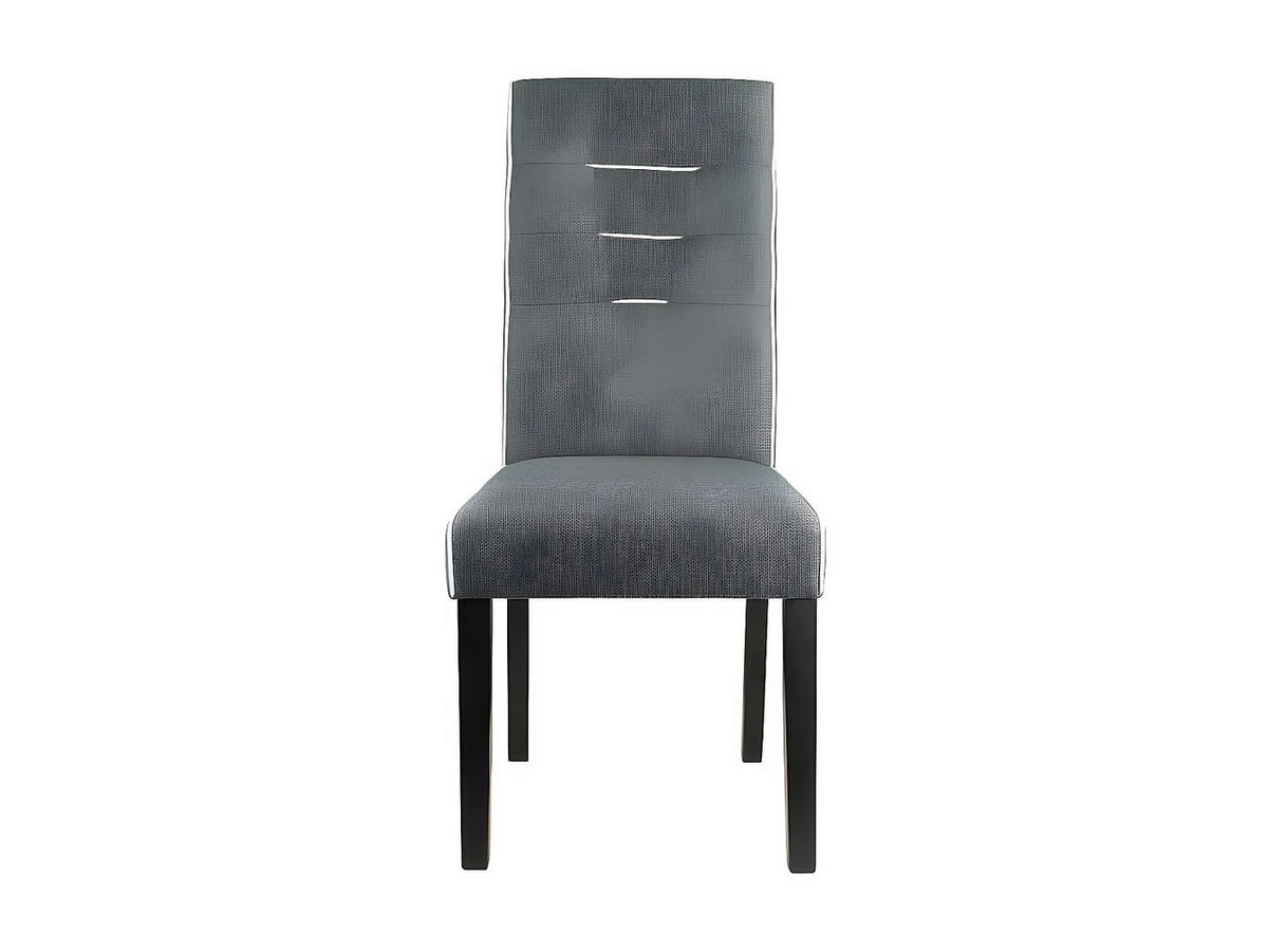 STUHL - 47cm x 59.5cm - Polyester - grau - GABELLE - Grau, Textil (47/100/59.5cm) - Vente-Unique