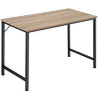 SCHREIBTISCH Jenkins, Höhe 75, 5 cm, Industrial Holz hell, Eiche Sonoma - Naturfarben, Holzwerkstoff (60/120/75.5cm) - tectake
