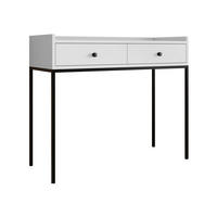 SCHMINKTISCH Tokirot 2SZ - Schwarz/Weiß, Holzwerkstoff/Kunststoff (40/100/86cm) - MIRJAN24