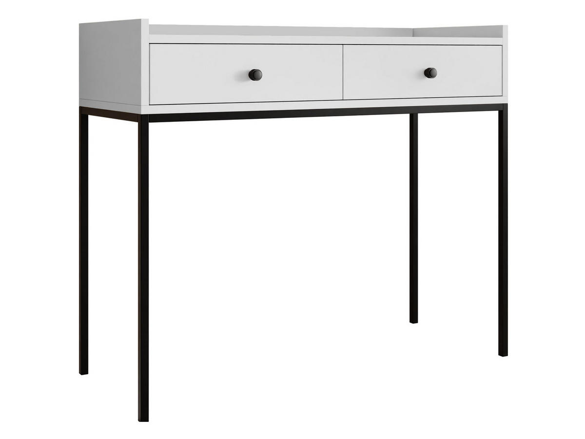 SCHMINKTISCH Tokirot 2SZ - Schwarz/Weiß, Holzwerkstoff/Kunststoff (40/100/86cm) - MIRJAN24