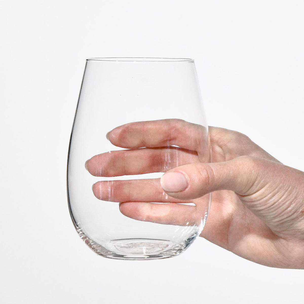 WEISSWEINGLÄSER OHNE STIEL, 6er-Set, 550 ml - Transparent, Glas (0.5L) - Krosno Glass