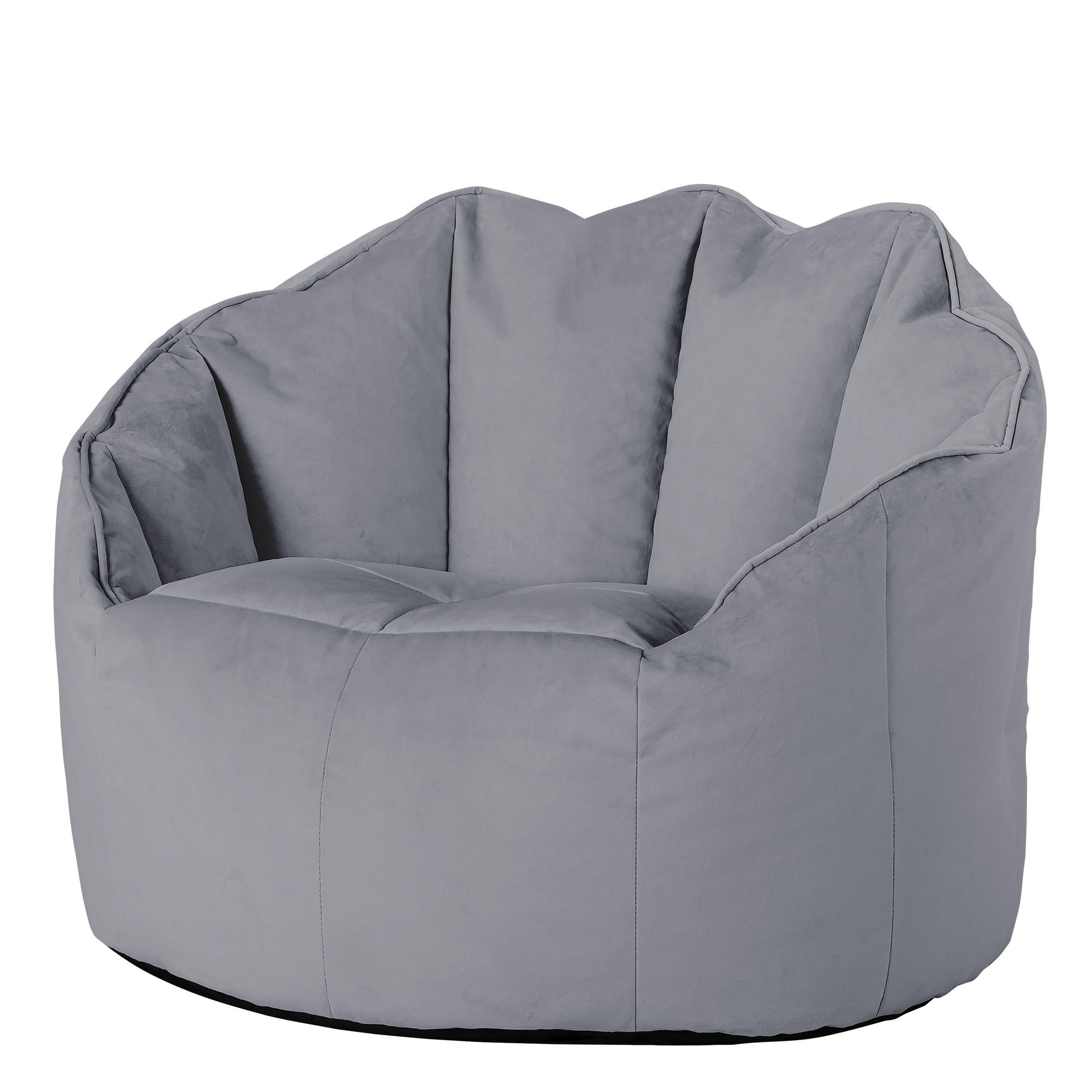 SITZSACK-SESSEL Sirena - Grau, Textil (77/64/74cm) - icon
