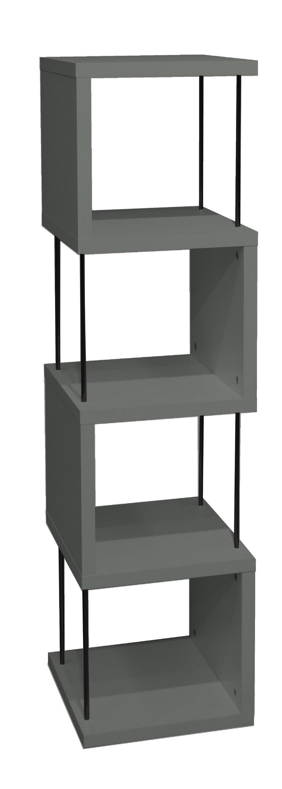 REGAL Elga 33x33x126 aus Holzwerkstoff in der Farbe pine green matt - Grün, Kunststoff (33/126/33cm) - 58aufmkessel