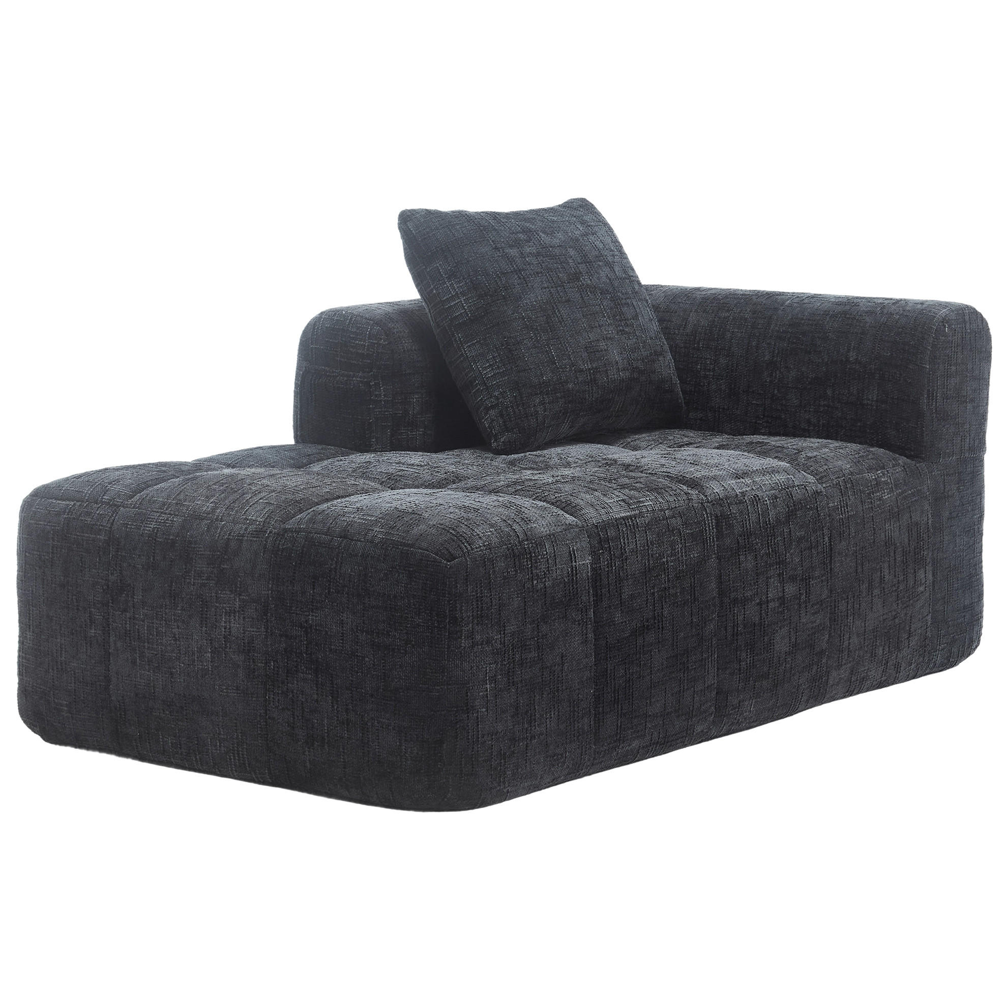 Meubliv Sofa Schwarz 90x60x158 cm