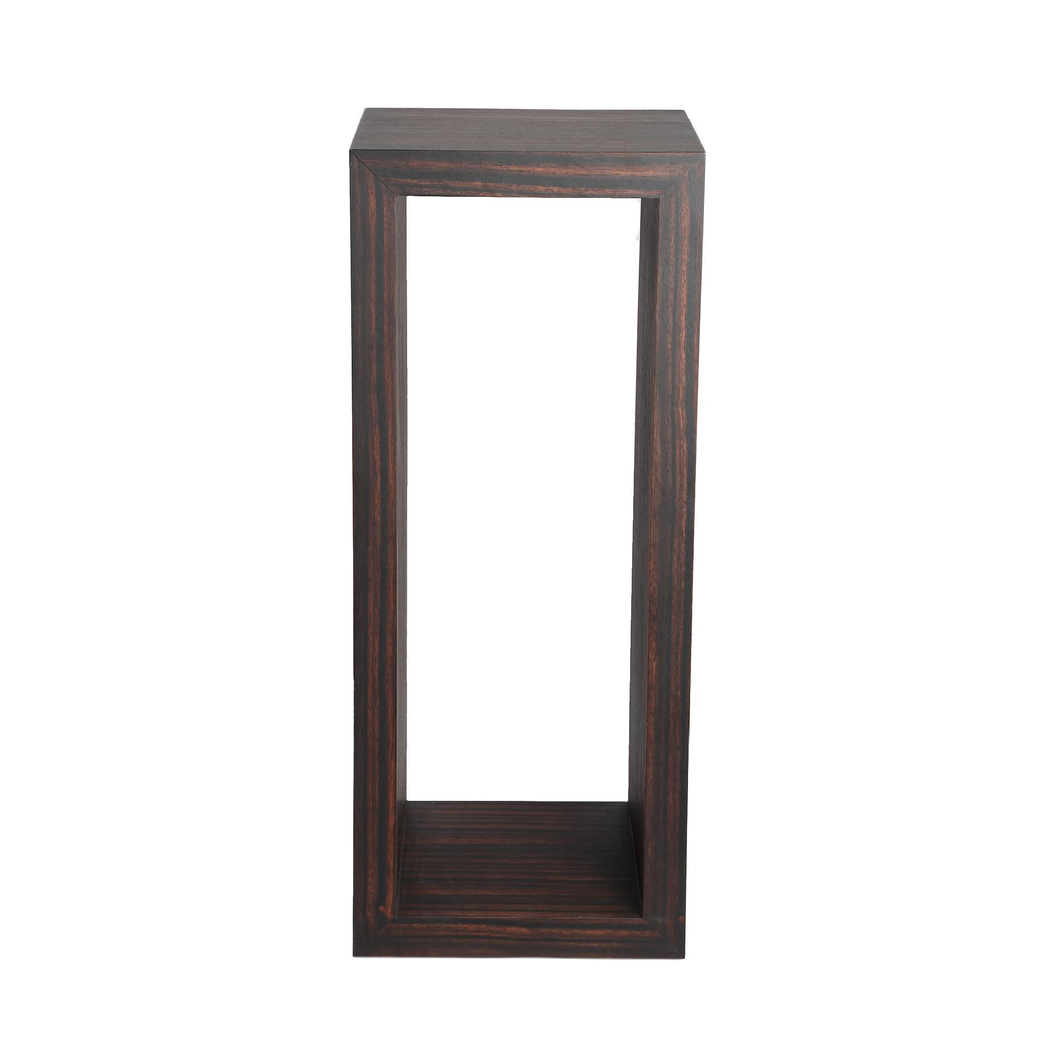 BLUMENSÄULE Tiess Braun 35/35/85cm - Braun, Holz (35/35/85cm) - PTMD Collection