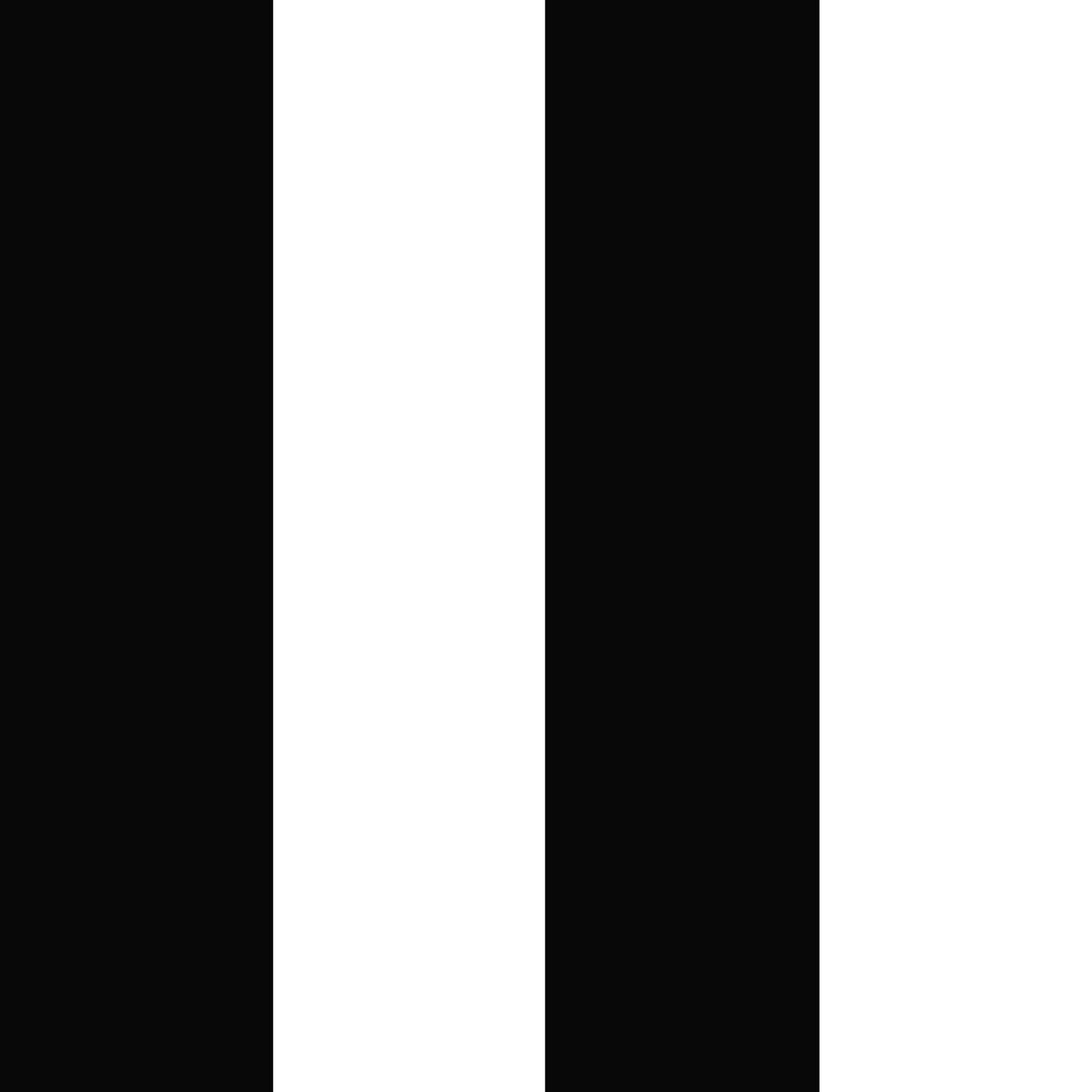 TAPETE breite Streifen 53 cm x 10.05 m - Schwarz, Papier (53/1000cm) - Sanders & Sanders