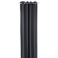 ÖSENVORHANG DOVE Blickdicht - Anthrazit, Textil (140/0.5/245cm) - Tom Tailor