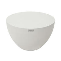 COUCHTISCH CHRONOS Rund Klein aus Beton 66 x 66 x 41 cm - Creme, Naturmaterialien (66/66/41cm) - Elementi