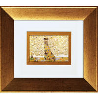 BILD gerahmt 41x36 cm Gustav Klimt „The tree of life - Lebensbaum“ - Braun, Holz (41/36cm) - artissimo