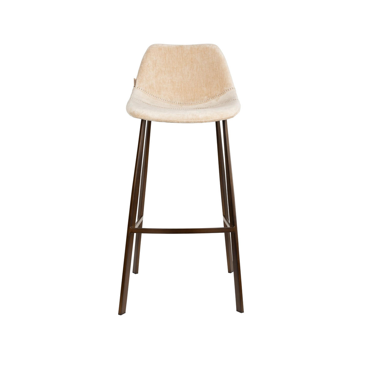 BARHOCKER Franky Beige - 2 er Set - Beige, Kunststoff (50/106/54cm) - Dutchbone