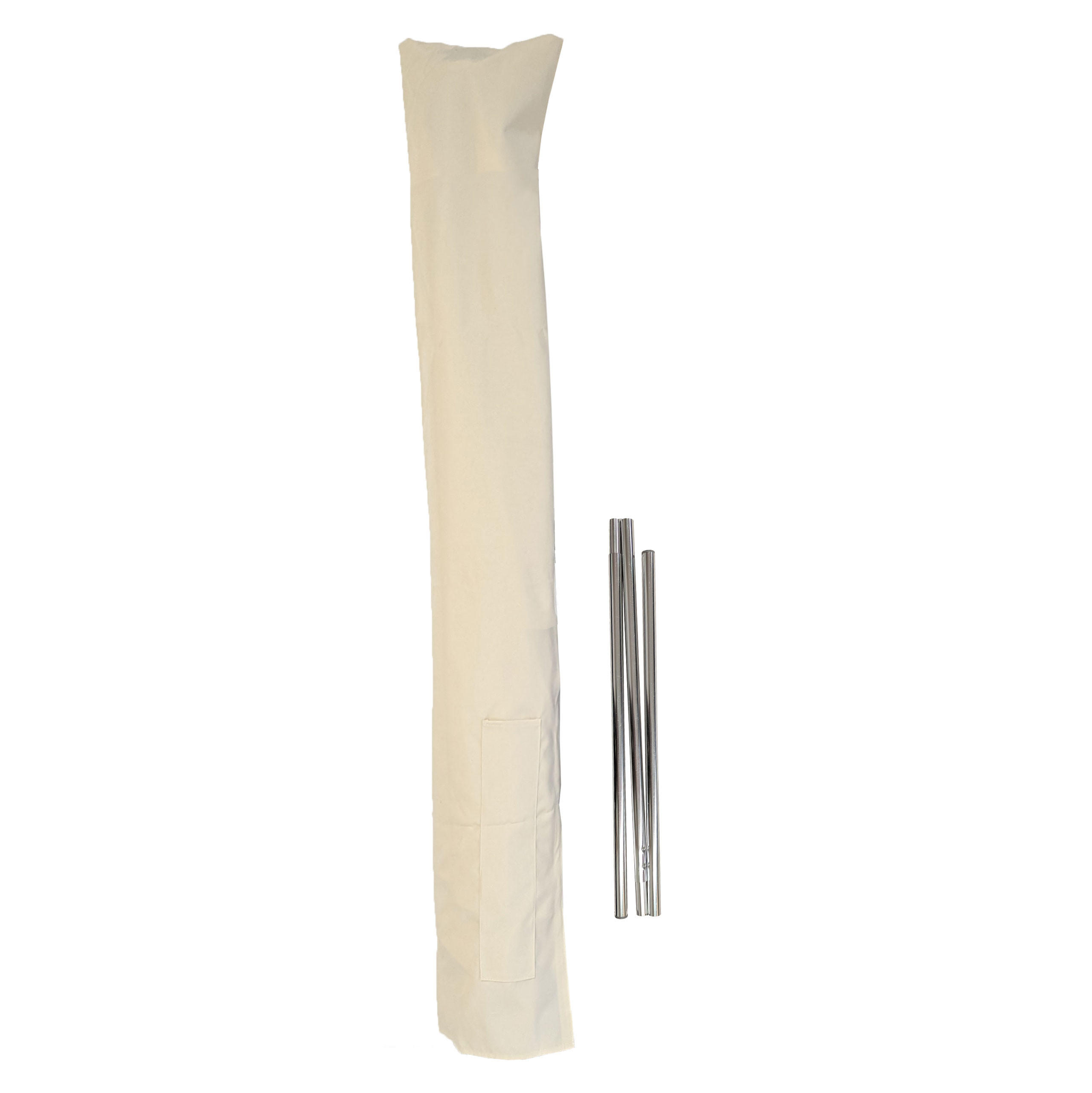 SCHUTZHÜLLE SONNENSCHIRME BIS 3M Beige - Beige, Textil (12/28/160cm) - MCW