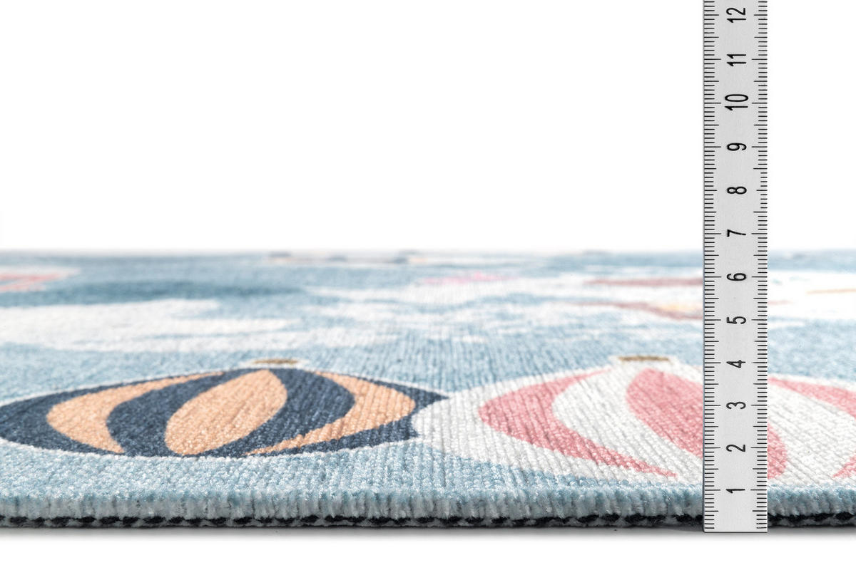 KINDER-TEPPICH Hellgrau 120 x 160 cm - Hellgrau, Textil (120/160cm) - Tesso Living