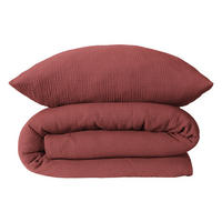 BETTWÄSCHESET Molly - Musselin - 2-teilig - 135 x 200 cm - Rosenholz - Rotbraun, Textil (135/200cm) - SCHIESSER