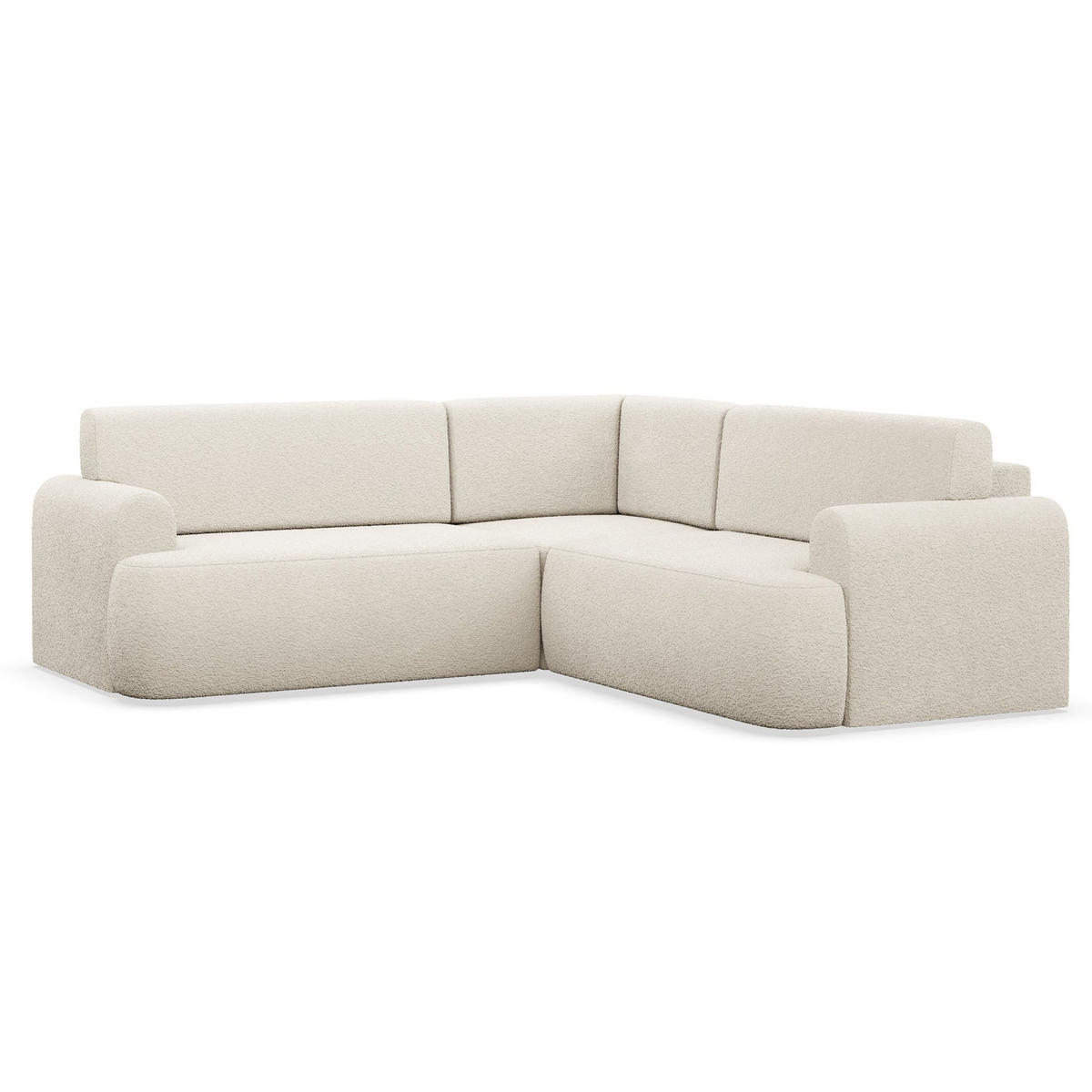 ROHOVÁ POHOVKA Kaveo Šedá látka univerzální s rohovým dílem s úložným prostorem - černá/ecru, textil/plast (245/245cm) - Selsey