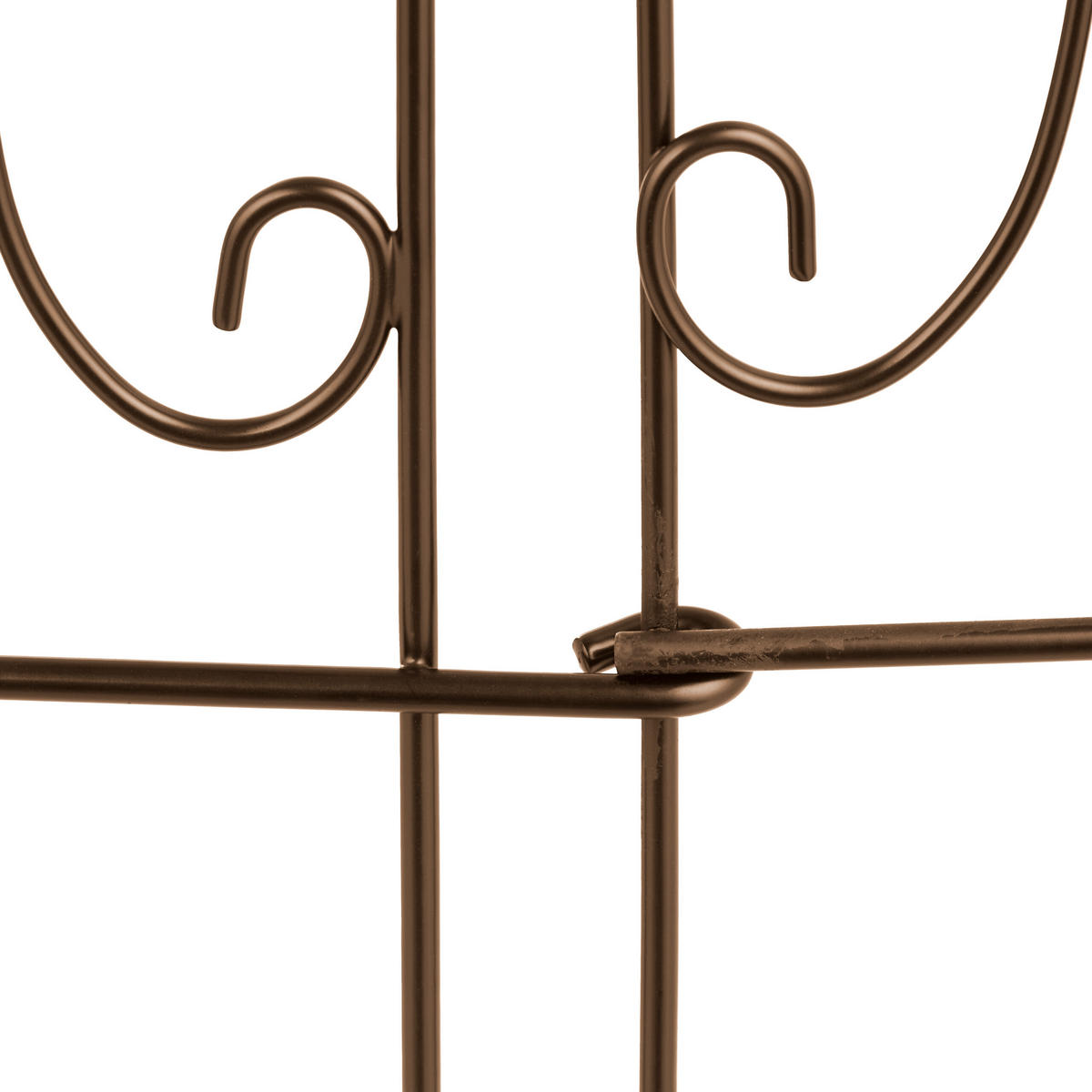 4XBEETEINFASSUNG - Braun, Metall (38.5/28/1.5cm) - Relaxdays