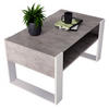 COUCHTISCH Karo92 92/45/53,6 - Weiß/Grau, Holzwerkstoff (54/92/45cm) - RAUMHIRSCH FURNITURE