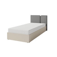 JUGENDBETT LIBU 13 90/200 in Sandbeige / Geölte Eiche - Eichefarben/Beige, Holzwerkstoff (90/200cm) - Deine Möbel 24