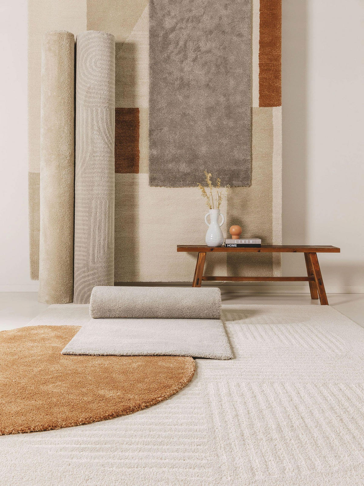 LÄUFER Tacoma Hellgrau 80x300 cm - Hellgrau, Textil (80/300cm) - benuta Nest