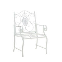 STUHL Pamela weiß - Weiß, Metall (62/94/53cm) - TPFGarden