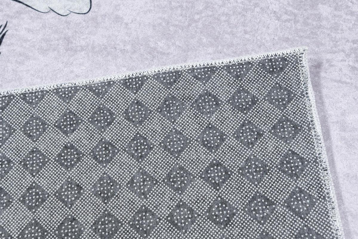 TEPPICH EMMA Grau 120/170 cm - Grau, Kunststoff (120/170cm) - Tapiso