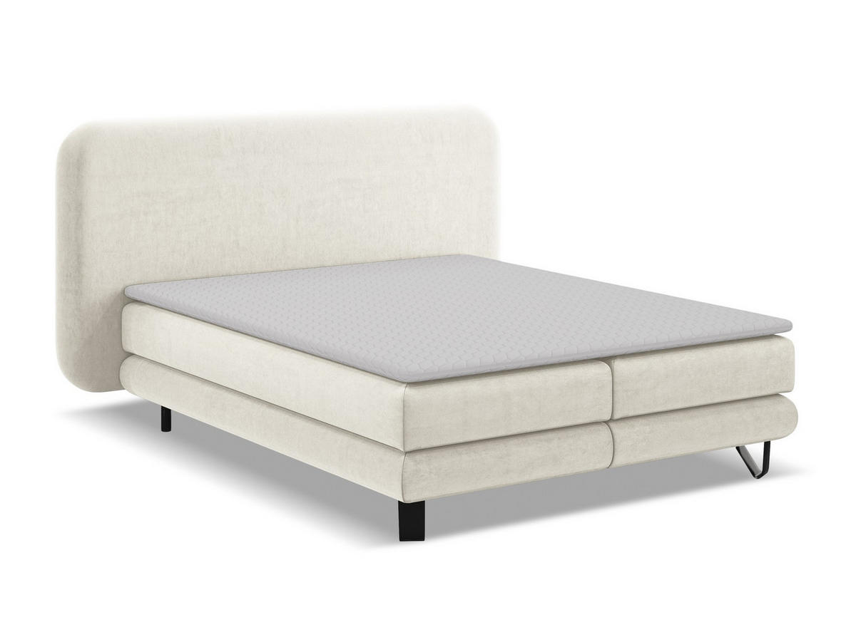 POLSTERBETT mit Bettkasten und Lattenrost 160x228 Rot - Rot/Weinrot, Kunststoff/Textil (140/200cm) - Makamii