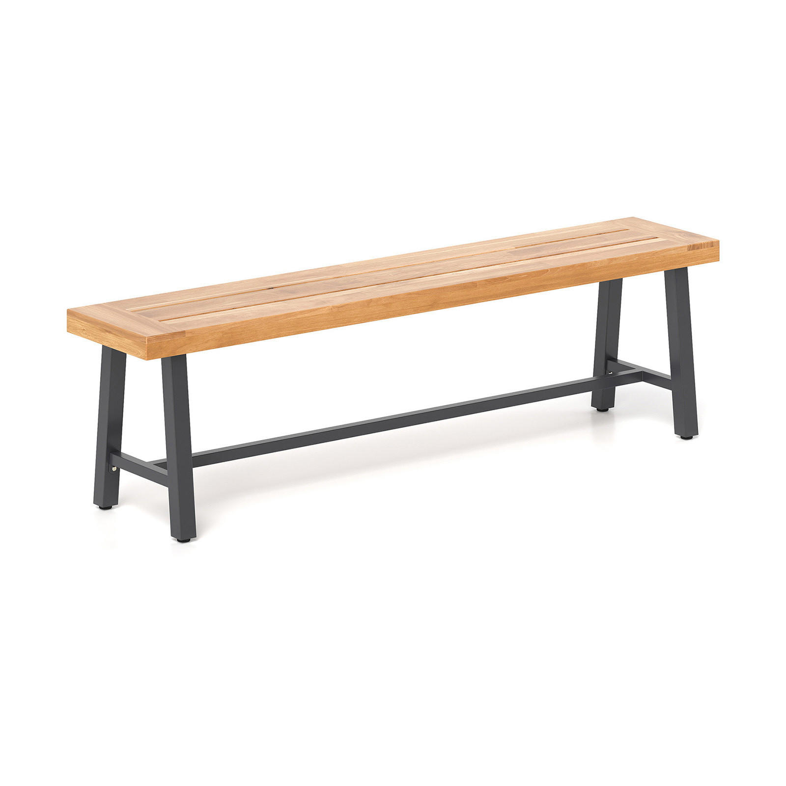 BIERGARTENBANK Natur - Naturfarben, Holz (32/45/160cm) - COSTWAY