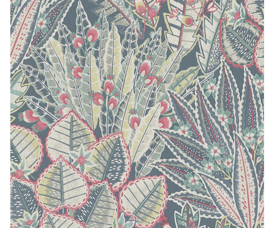 VLIESTAPETE Blau 53/1005 cm - Blau, Textil (53/1cm) - KUNSTLOFT