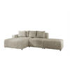 ECKSOFA Megan Xs In Poso - Beige, Holzwerkstoff/Textil (304/165cm) - Fun Möbel