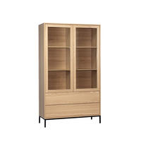 VITRINENSCHRANK DOPPELTER Remi Natürlich 100 cm x 170 cm - Naturfarben, Holzwerkstoff (100/170/40cm)