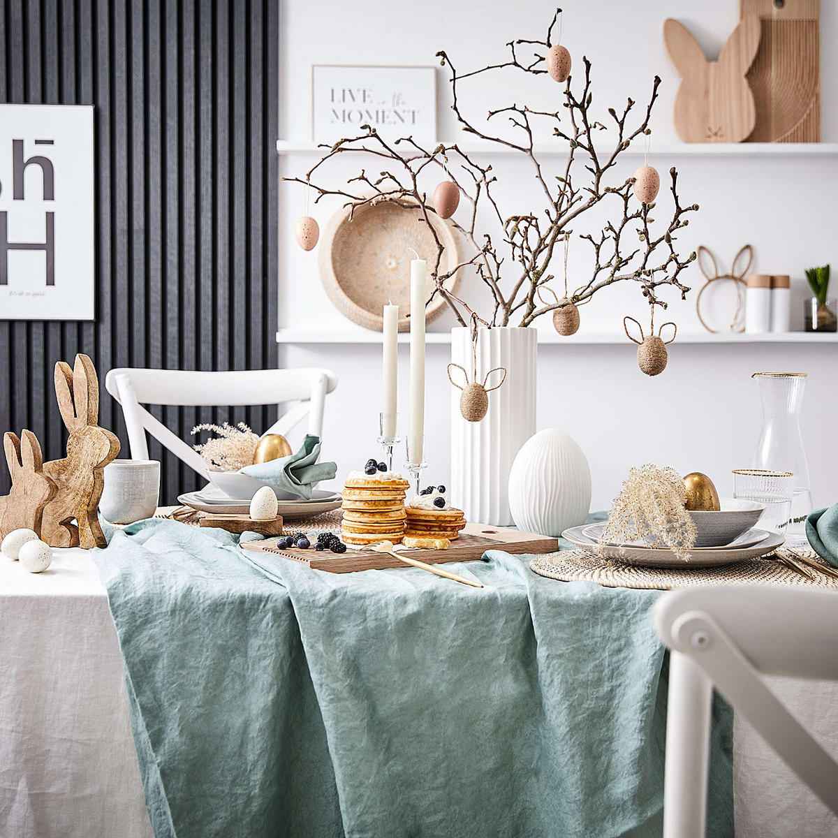 DEKOHASE Easter aus Holz - Braun, Holz (2.5/18/13cm) - Butlers