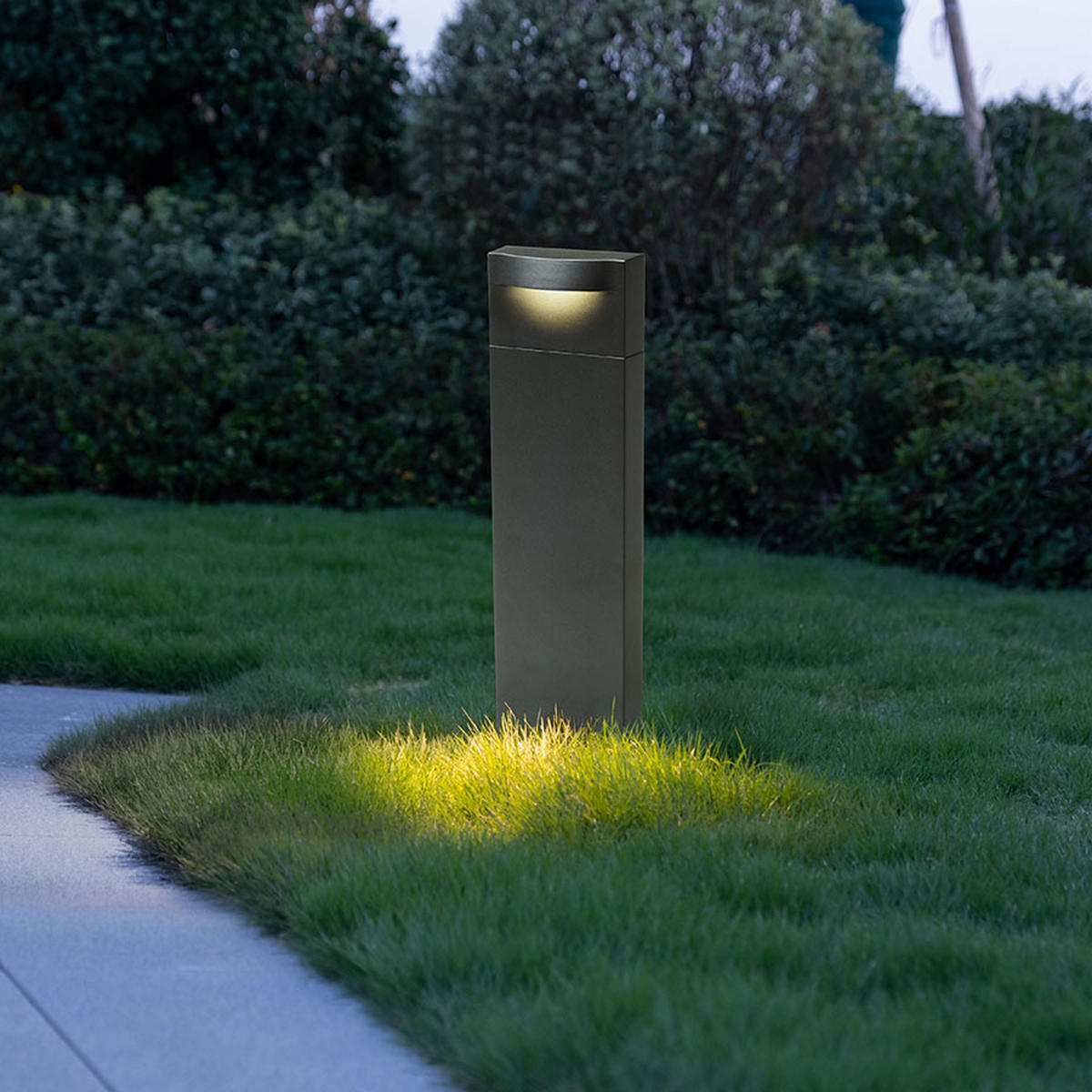 AUSSENLEUCHTE BOBO RC Anthrazitgrau 8 W IP65 - Grau, Metall (25/136/39.5cm) - Rendl