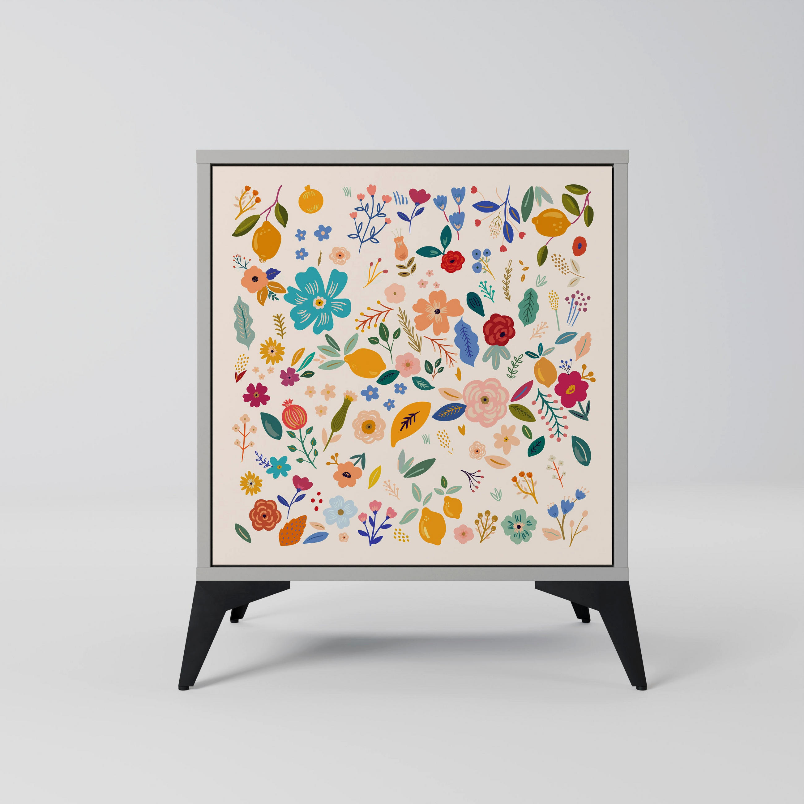 SpaceRebels Sideboard Grau 57.5x70.5x42 cm