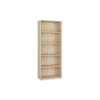 BÜCHERREGAL Optimal Sonoma Eiche hell 79 / 41 / 204cm - Braun, Holz/Holzwerkstoff (79/204/41cm) - Feldmann-Wohnen