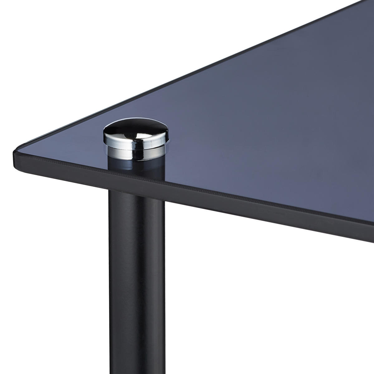 BEISTELLTISCH - Multicolor, Glas/Metall (50/50/50cm) - Relaxdays