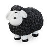 GARTENFIGUR Schaf - Schwarz, Keramik (24/33/44cm) - Relaxdays