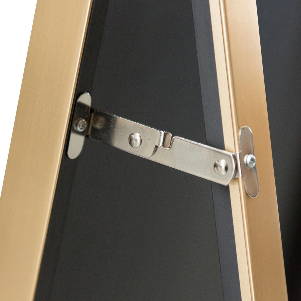 STANDSPIEGEL Barletta - Goldfarben, Glas/Kunststoff (35/150.6/150cm) - [en.casa]