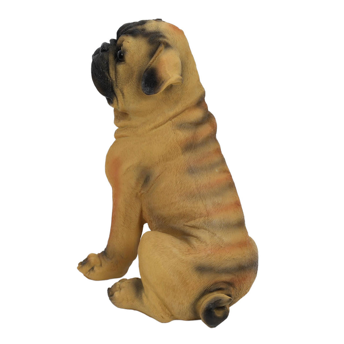 GARTENFIGUR Hund 27 cm - Braun, Kunststoff (18.5/27/17cm)