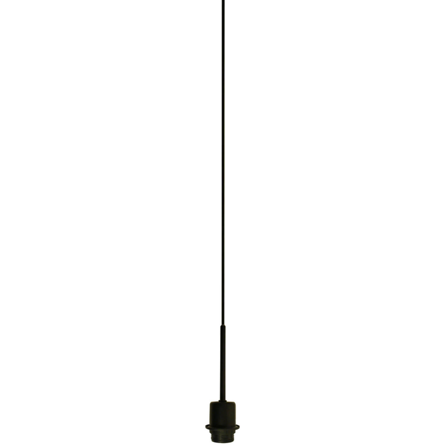 HÄNGELAMPE Nuka Schwarz Ø12/120 cm - Schwarz, Metall (12/12/120cm) - Light & Living