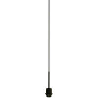 HÄNGELAMPE Nuka Schwarz Ø12/120 cm - Schwarz, Metall (12/12/120cm) - Light & Living