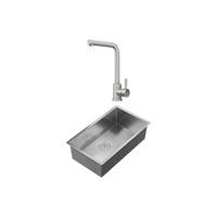 SPÜLE - 76 cm x 45 cm - metall - grau Soela - Grau, Metall (76/22/45cm) - Vente-Unique