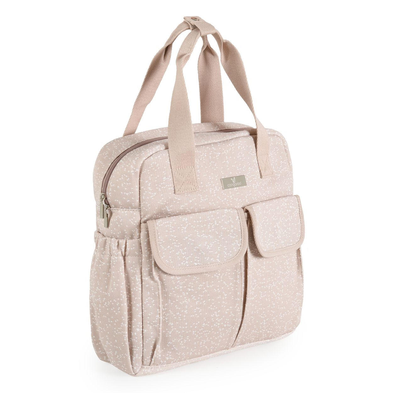 WICKELTASCHE Mivida beige Wickelunterlage, Reißverschluss, Schultergurte, Handtaschengurt, Clips - Beige, Textil (38/36/15cm) - Cangaroo