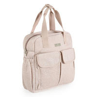 WICKELTASCHE Mivida beige Wickelunterlage, Reißverschluss, Schultergurte, Handtaschengurt, Clips - Beige, Textil (38/36/15cm) - Cangaroo