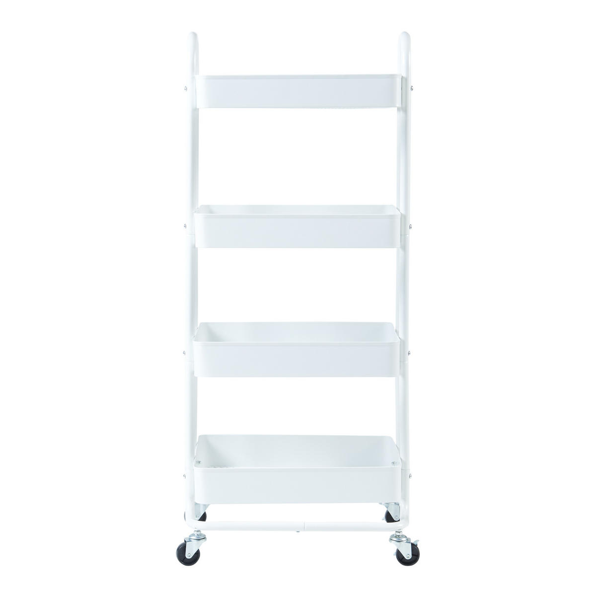 SERVIROVACÍ VOZÍK Pyhäntä - bílá, kov (46/103.5/35cm) - [en.casa]