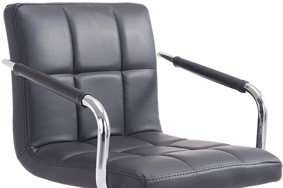 BARHOCKER 2er Set Luca schwarz schwarz - Schwarz, Kunststoff/Metall (54/112/46cm) - TPFLiving