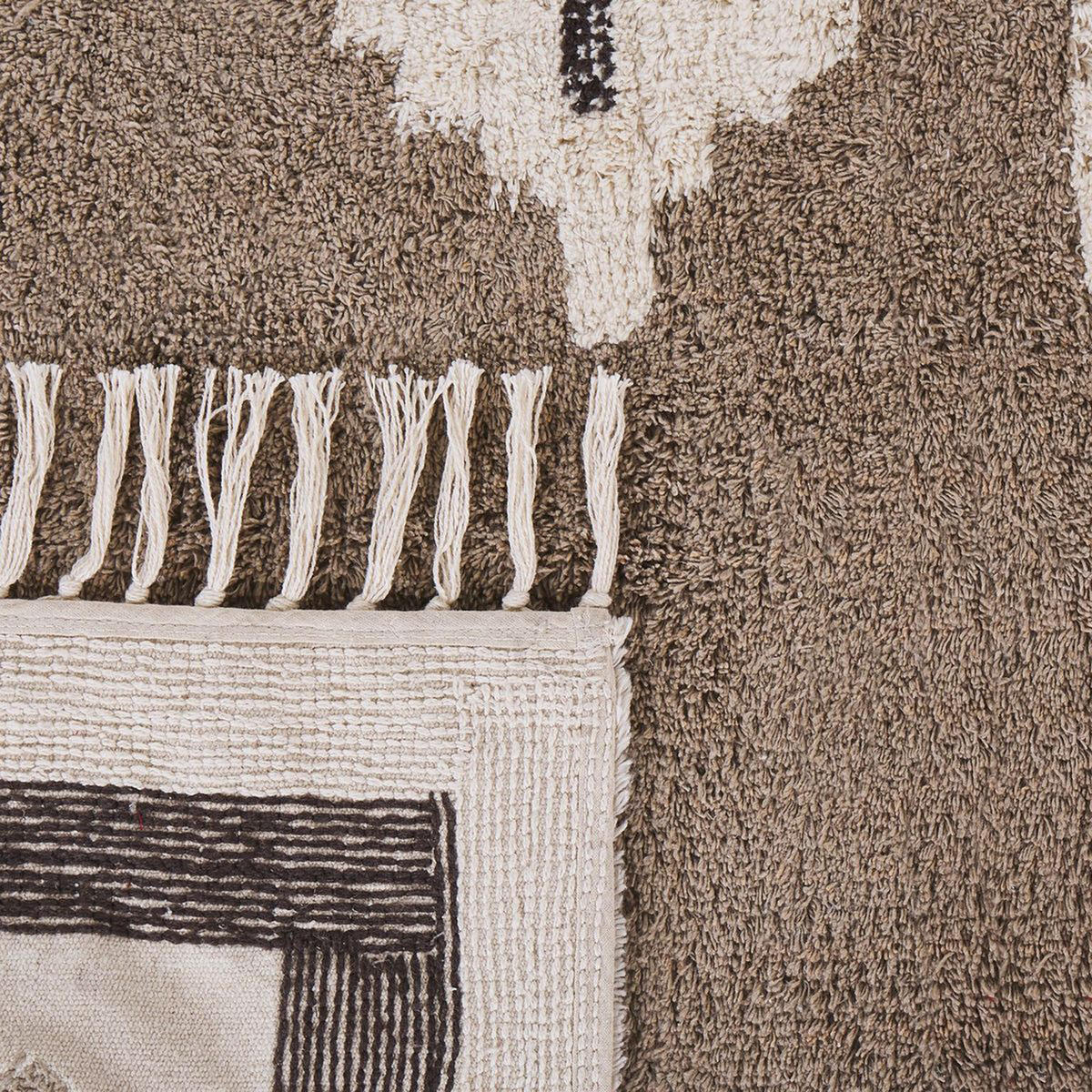 KURZFLOR-TEPPICH Geyve 200/140 cm - Beige, Textil (140/200cm) - Beliani