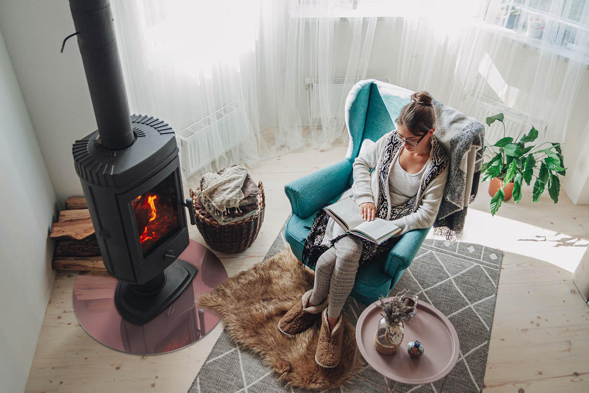 GLASPLATTE für Kamin Ø 60 cm Rosa - Pink, Glas (60/60/0.4cm) - ArtPrintCave