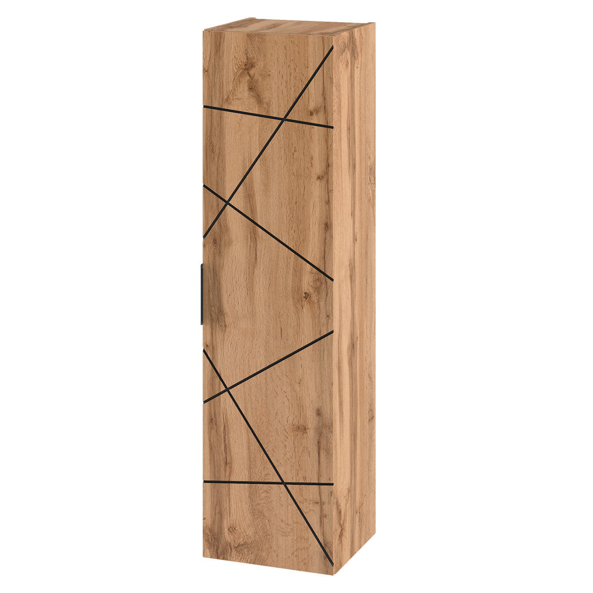 ZÁVĚSNÝ SLOUPEK Teren Dřevo - hnědá, kompozitní dřevo (34.5/130/31.8cm) - Petits-meubles