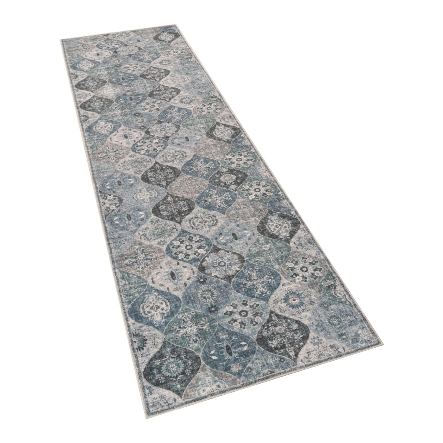 KURZFLORTEPPICH 80/300 cm Semer 421 - Türkis, Kunststoff (80/300cm) - Paco Home